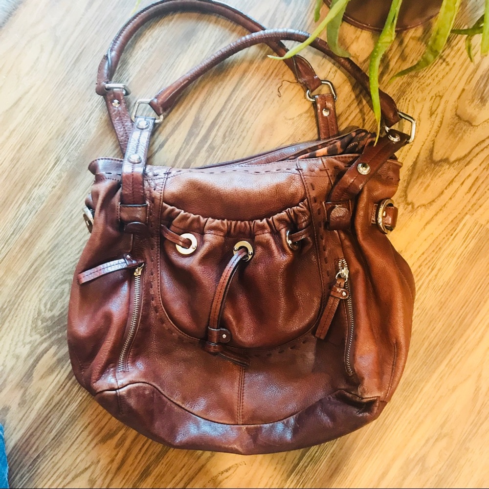 B Makowsky Soft Leather Shoulder bag